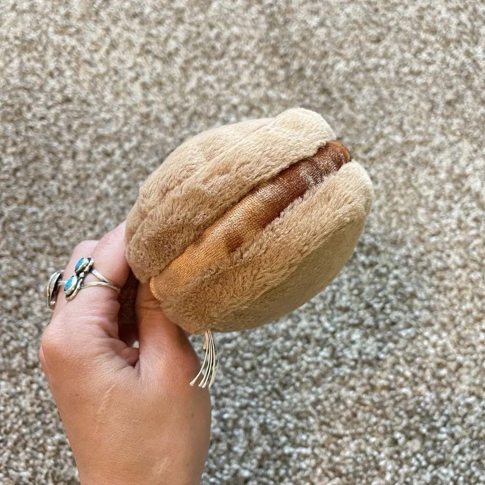 Jellycat Amuseables Mona Macaron Chocolate Food Small Brown